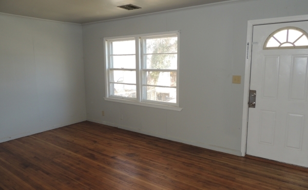 Living room from hallway doorway